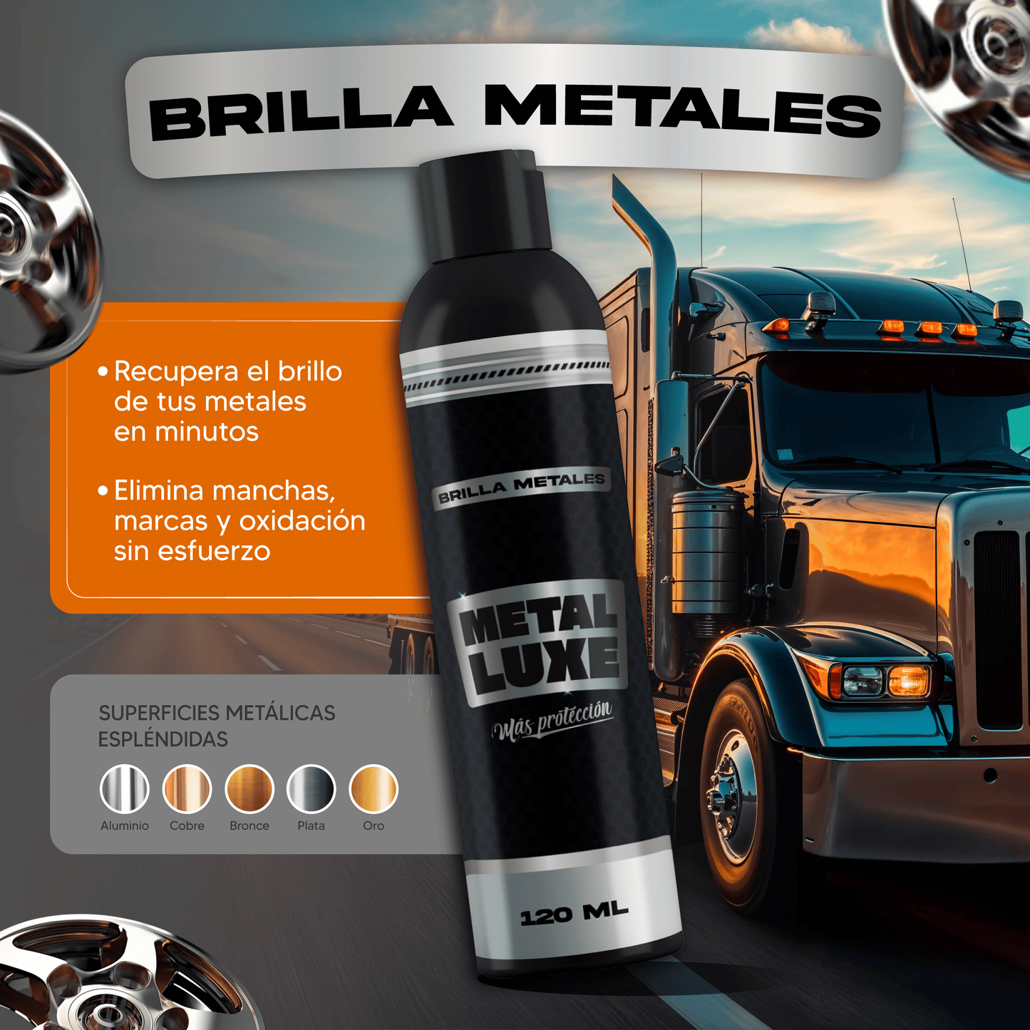 METAL LUXE: BRILLA METALES