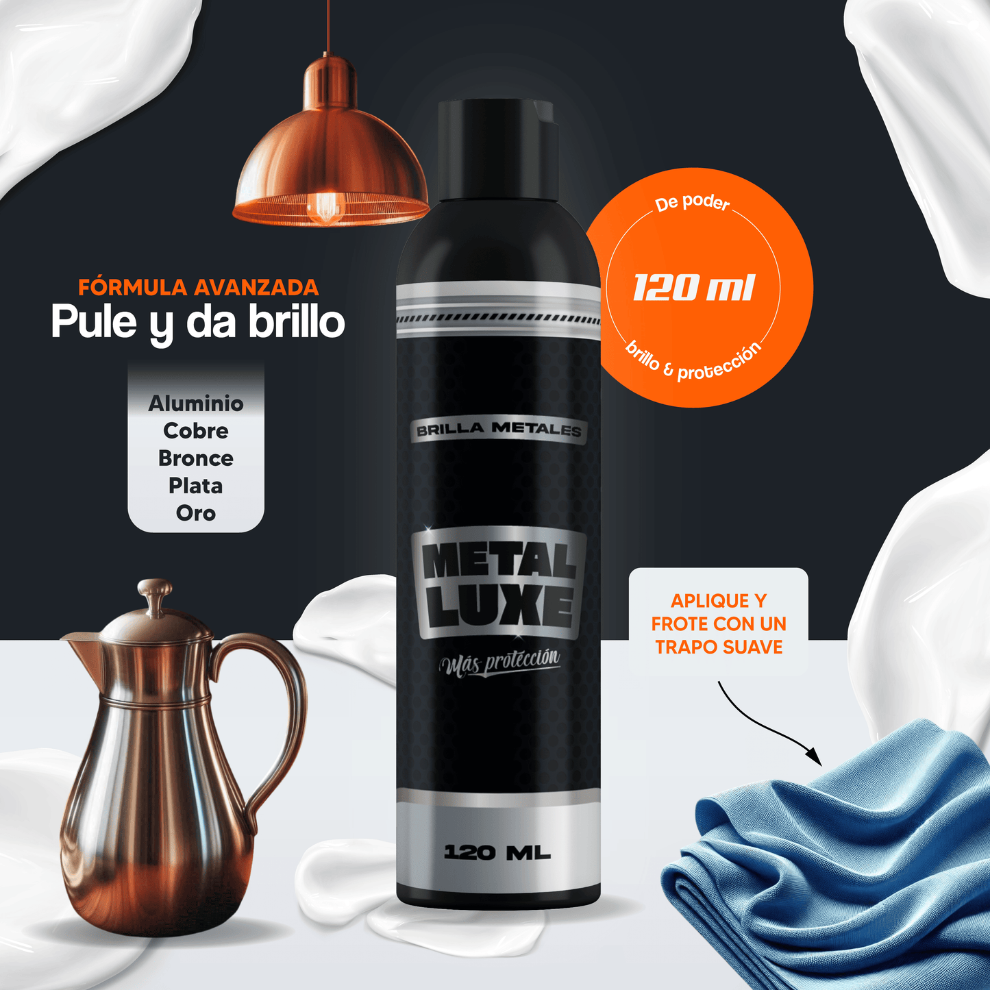 METAL LUXE: BRILLA METALES