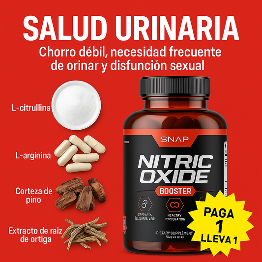 Nitric Oxide Booster | Potencia tu rendimiento al máximo con cada capsula ®