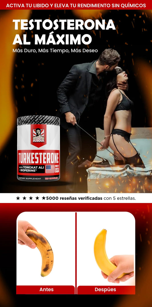 Turkesterone Original avanzada - Potencia tu físico, tu energía… y tu desempeño íntimo